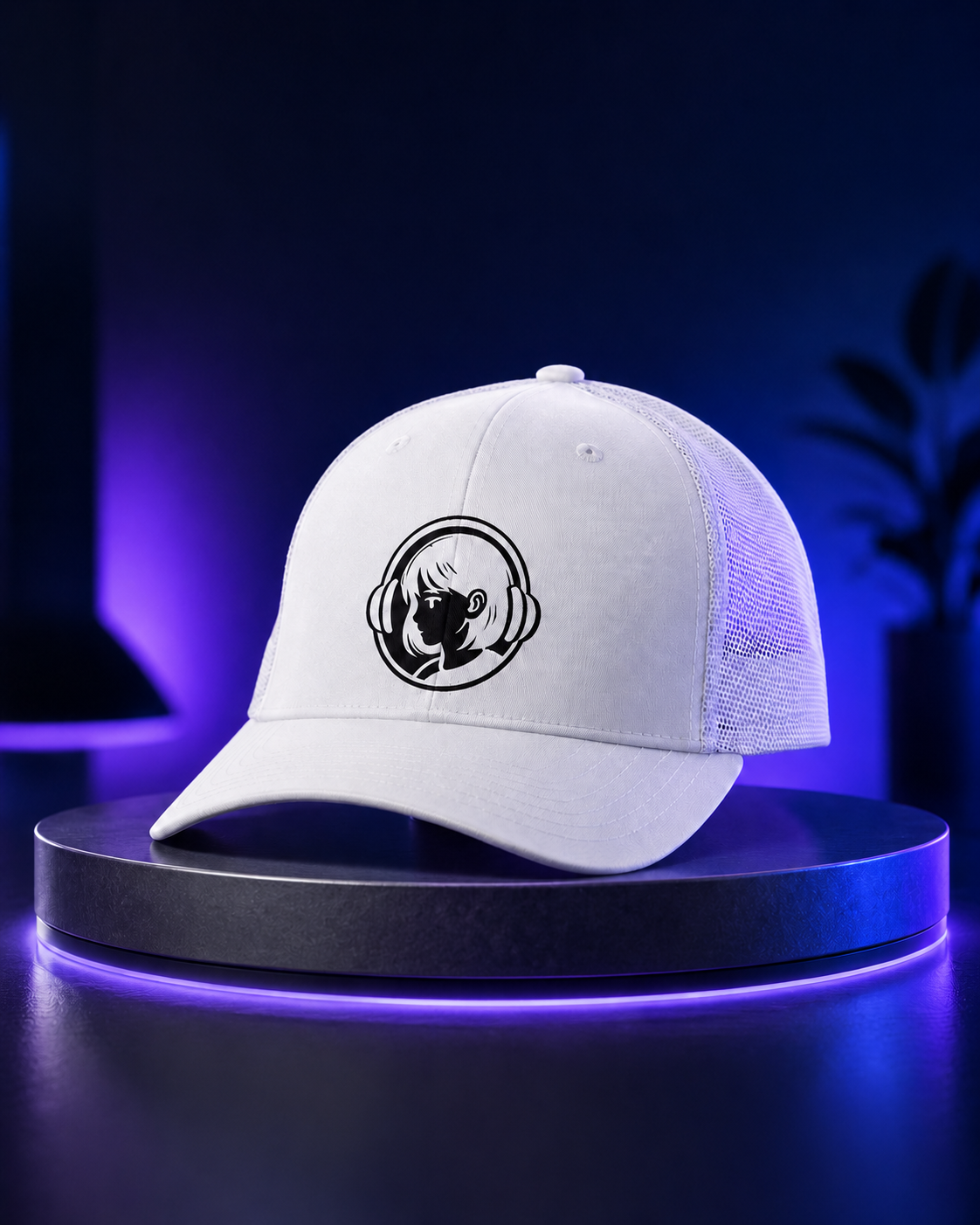 Miyu Retro Girl Trucker Hat